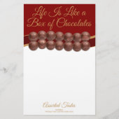 Life Is Like a Box of Chocolates Briefpapier (Vorderseite)