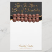 Life Is Like a Box of Chocolates Briefpapier (Vorderseite)