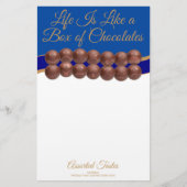 Life Is Like a Box of Chocolates Briefpapier (Vorderseite)