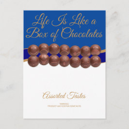 Life Is Like a Box of Chocolates Postkarte
