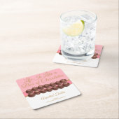 Life Is Like a Box of Chocolates Rechteckiger Pappuntersetzer (Vor Ort)