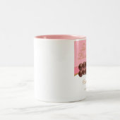 Life Is Like a Box of Chocolates Zweifarbige Tasse (Mittel)