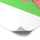 Life is like a marathon Wall art Poster (Ecke)