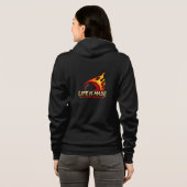 Life Is Made By Performance Flame Speedometer Hoodie (Schwarz voll)