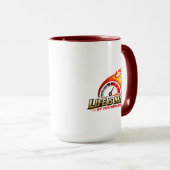 Life Is Made By Performance Flame Speedometer Mug Tasse (VorderseiteRechts)