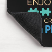 Life Is Puzzle Enjoy Each Ece _ Jigsaw Puzzle Love Mousepad (Ecke)