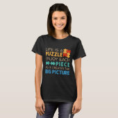Life Is Puzzle Enjoy Each Ece _ Jigsaw Puzzle Love T-Shirt (Vorne ganz)