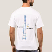 Life Is Short But Think Tall – Motivational Men’s T-Shirt (Rückseite)