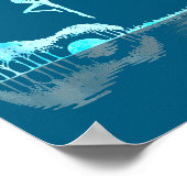 Life Is Short Guitar But Sweet For Certain  Poster (Ecke)