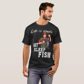 Life is simple - fish T-Shirt (Vorne ganz)