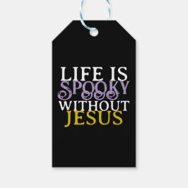 LIFE IS SPOOKY WITHOUT JESUS GESCHENKANHÄNGER