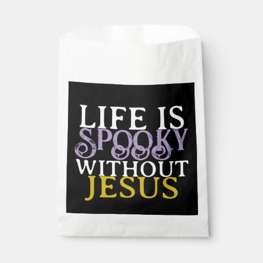 LIFE IS SPOOKY WITHOUT JESUS GESCHENKTÜTCHEN (Vorderseite)