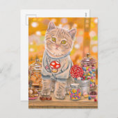 "Life Is Sweet" postacrd Feiertagspostkarte (Vorne/Hinten)