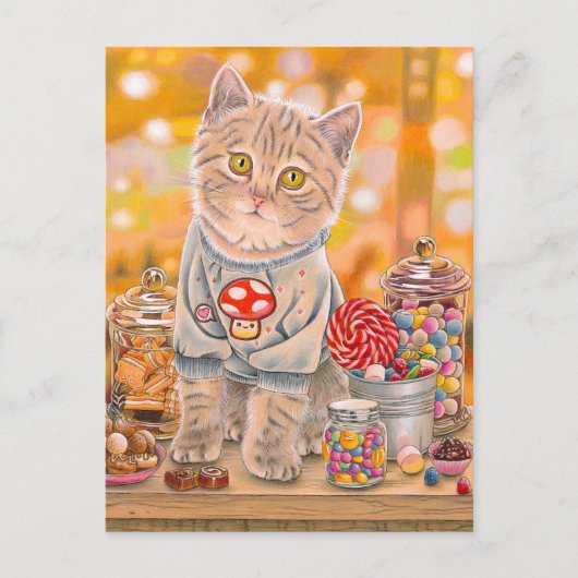 "Life Is Sweet" Postkarte (Vorderseite)