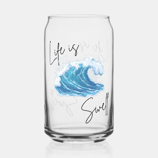 Life is Swell | Ocean Wave Minimalist Aesthetic Ca Dosenglas
