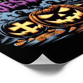 Life Is Terrifying Without Jesus Christian Hallowe Poster (Ecke)