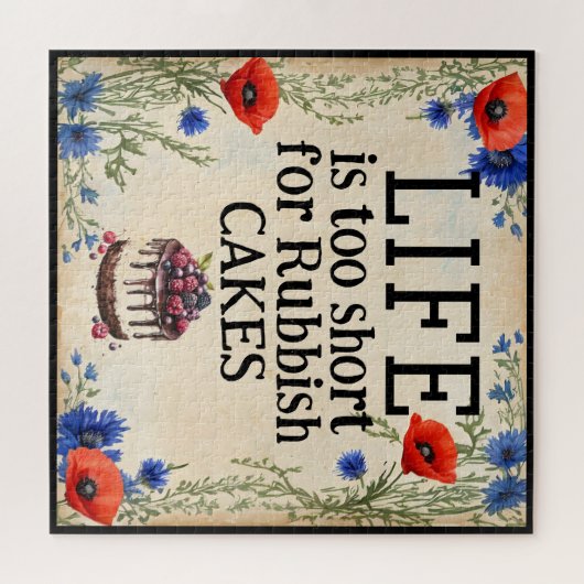 LIFE Is Too Short Jigsaw Puzzle (Horizontal)