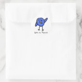 "Life is Tweet" Twitter Bird Sticker (Tasche)