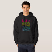 Life Isn't About Waiting The Storm To Pass Learn C Hoodie (Vorne ganz)