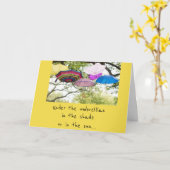 ***LIFE IST BESSER MIT IHNEN IN IT*** JEDER ANLASS KARTE (Gelbe Blume)