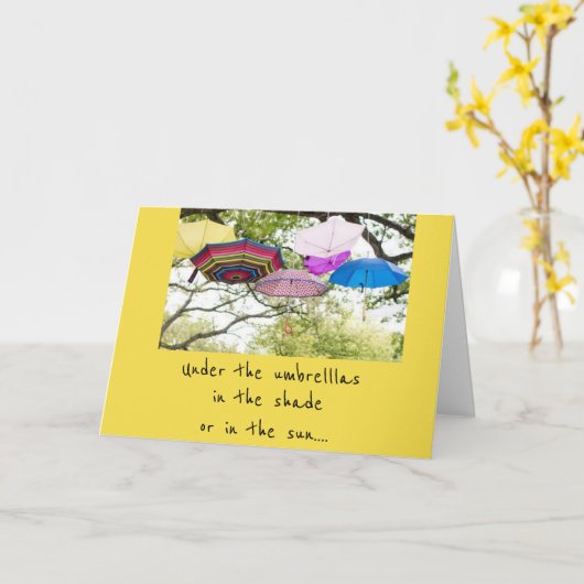 ***LIFE IST BESSER MIT IHNEN IN IT*** JEDER ANLASS KARTE (Gelbe Blume)