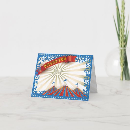 LIFE IST EIN ZIRKUS-Dankeskarte Dankeskarte (Vorderseite)