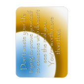 Life ist Kurze Magnete von MDillon Designs (Vertikal)