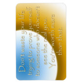 Life ist Kurze Magnete von MDillon Designs (Vertikal)