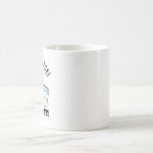 LIfe ist Kurze Milch. Es ist ein sonniges Getränk  Kaffeetasse (Mittel)