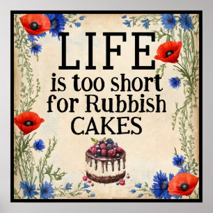 LIFE Ist Zu Kurz Poster