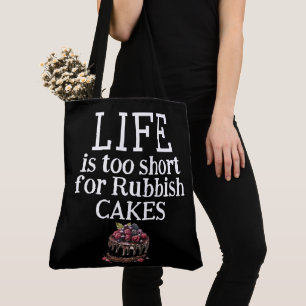 LIFE Ist zu kurz Tote Bag Tasche