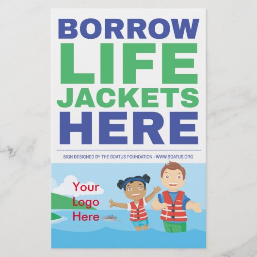 Life Jacket Loaner Flyer (Vorderseite)