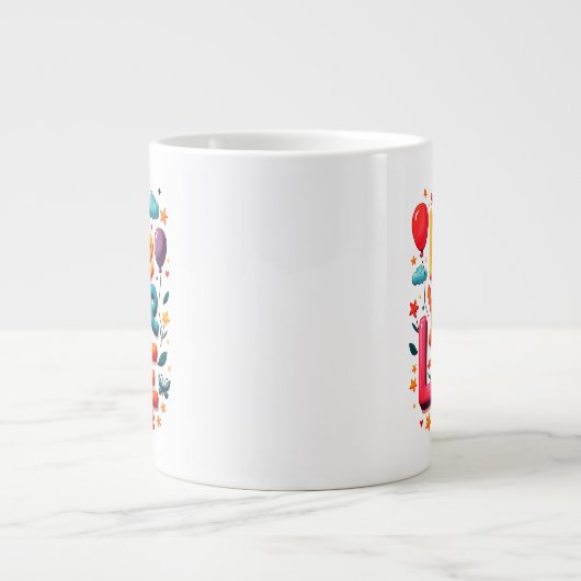Life Jumbo-Tasse (Vorderseite)