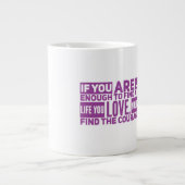 Life Jumbo-Tasse (Vorderseite)