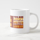 Life Jumbo-Tasse (Rechts)
