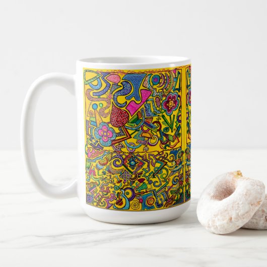 LIFE-Kaffee-Tasse Kaffeetasse (Mit Donut)