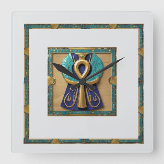 LIFE KEY QUADRATISCHE WANDUHR (Vorderseite)