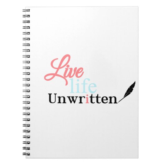 Life Life Unred Journal Notizblock (Vorderseite)