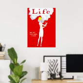 LIFE MAGAZIN POSTER (Heimbüro)
