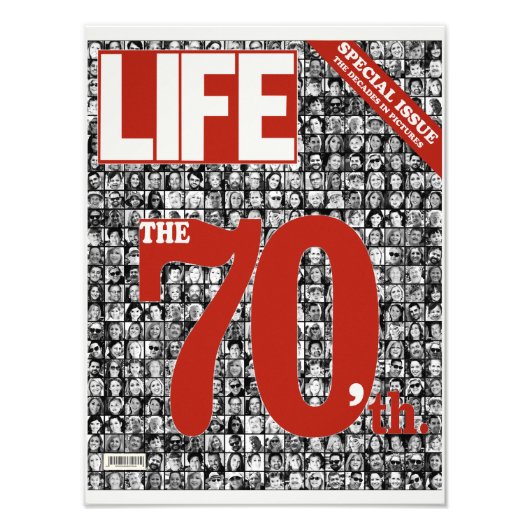 Life Magazine Custom Foto Collage (Vorne)