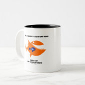 Life Mergers & Acquisitions World Turducken Fish Zweifarbige Tasse (Vorderseite Links)