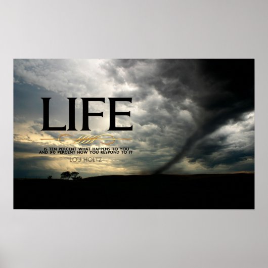 Life Motivierend Poster (Vorne)