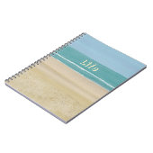 Life, Ocean Waves Beach Sand Journal Notizblock (Linke Seite)