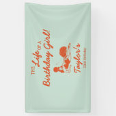 Life of a Birthday Girl Banner (Vertikal)