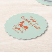 Life of a Birthday Girl Party Untersetzer (angewinkelt)