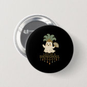 Life Of A Showghoul Cute Halloween Ghost Showgirl Button (Vorne & Hinten)