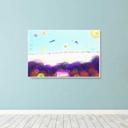 Life on Another Planet Leinwanddruck (Insitu (Holzboden))