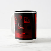 Life on Mars Mug Zweifarbige Tasse (Vorderseite Links)