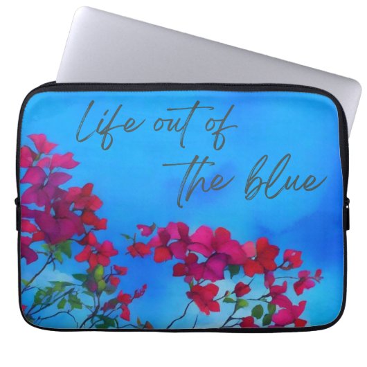 Life out of the blue laptopschutzhülle (Vorderseite)