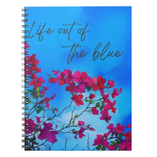 Life out of the blue notizblock (Vorderseite)
